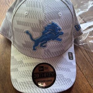 NFL Gray and Blue Lions Cap